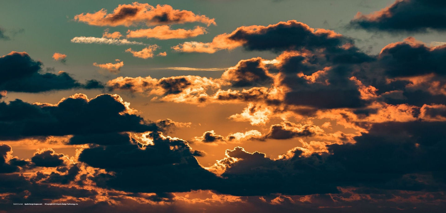 DesignScape - 2'x4' Backlit Sunset - Apollo Design Made