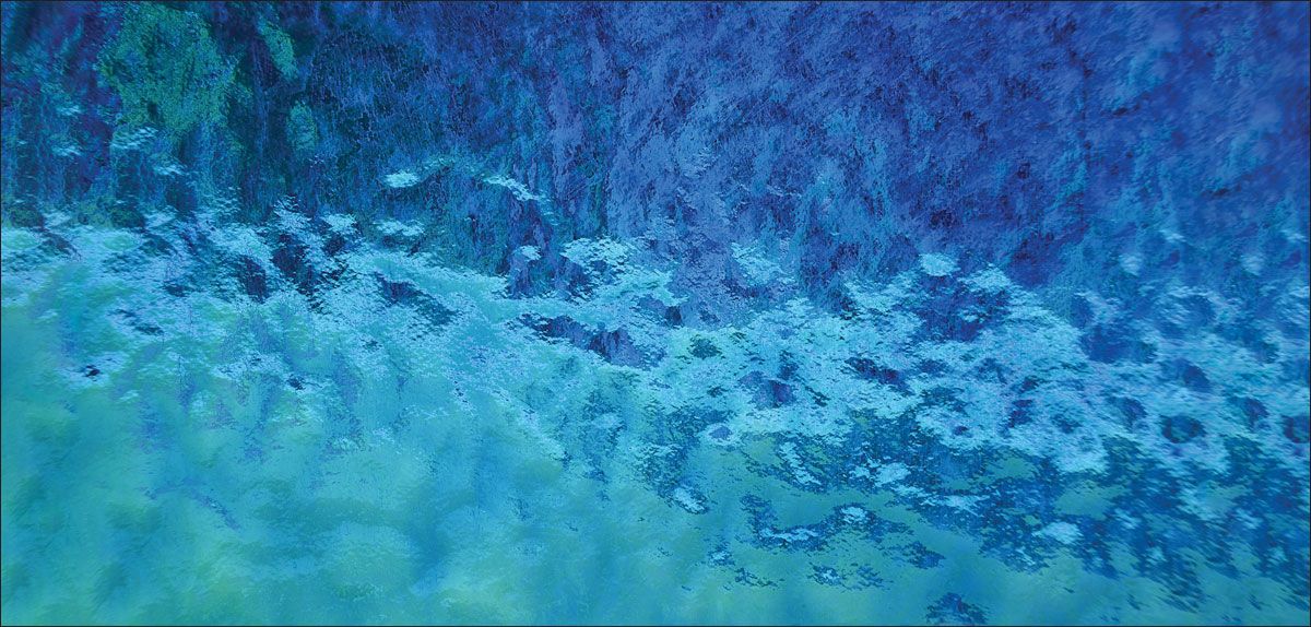 DesignScape - 2'x4' Blue Concrete - Apollo Design Made