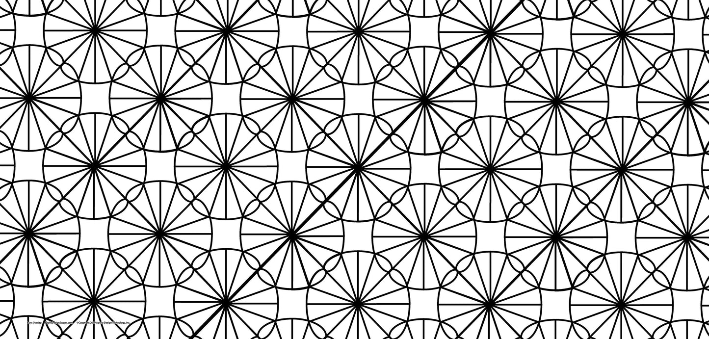 DesignScape - 2'x4' Burst Overlap - Apollo Design Made