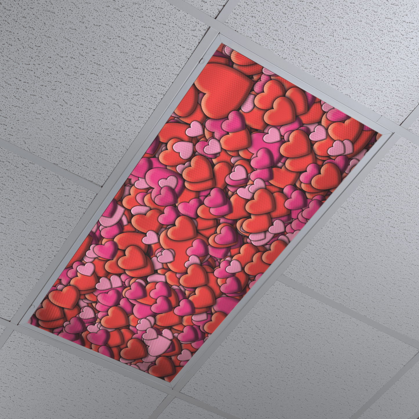 DesignScape - 2'x4' Cartoon Hearts - Apollo Design Made