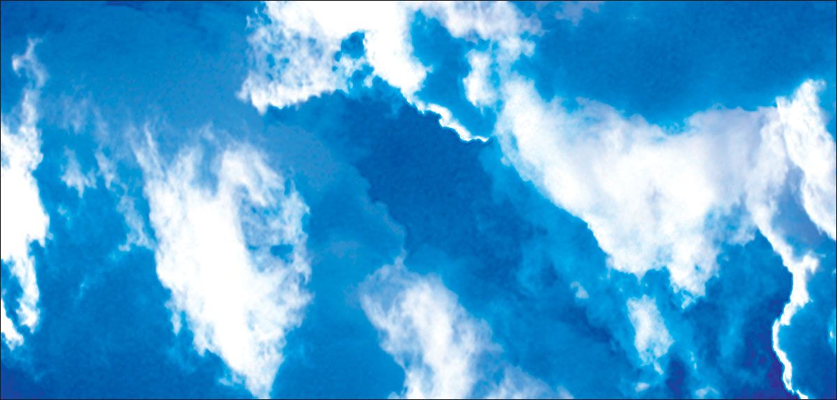 DesignScape - 2'x4' Cloudy Sky - Apollo Design Made
