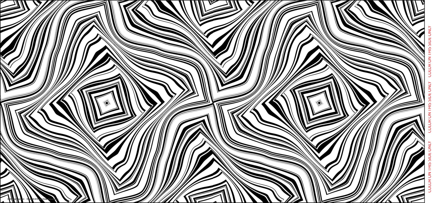 DesignScape - 2'x4' Crazy Lines - Apollo Design Made