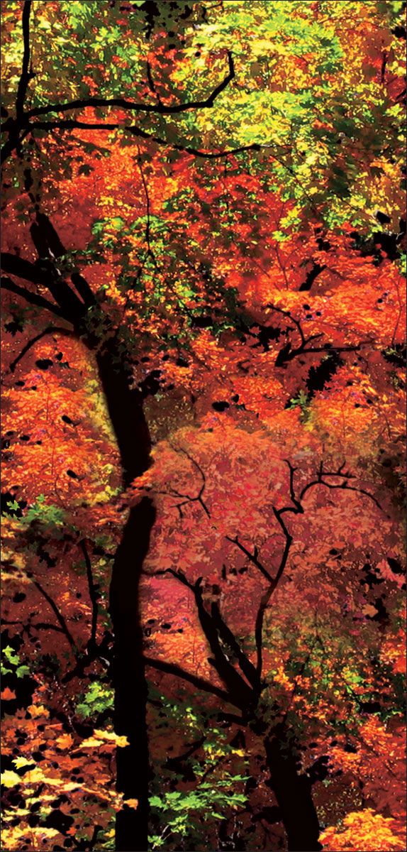 DesignScape - 2'x4' Fall Forest - Apollo Design Made