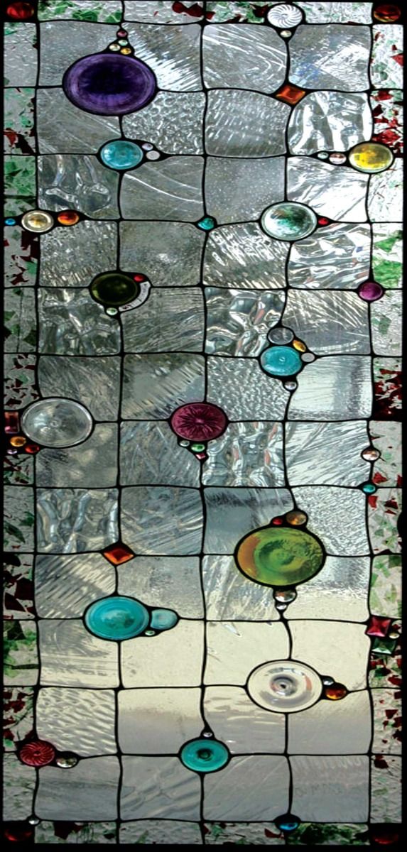DesignScape - 2'x4' Gem Stained Glass - Apollo Design Made