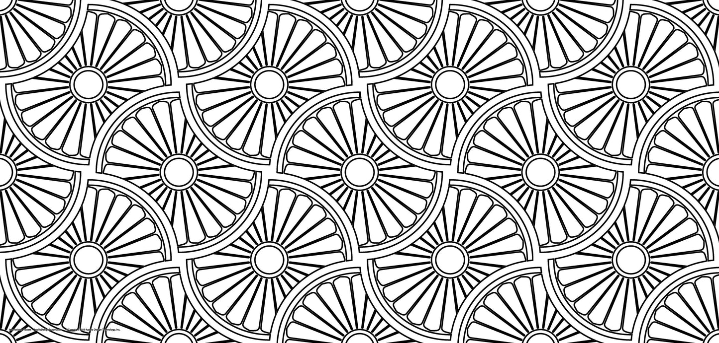 DesignScape - 2'x4' Interlocking Flowers - Apollo Design Made