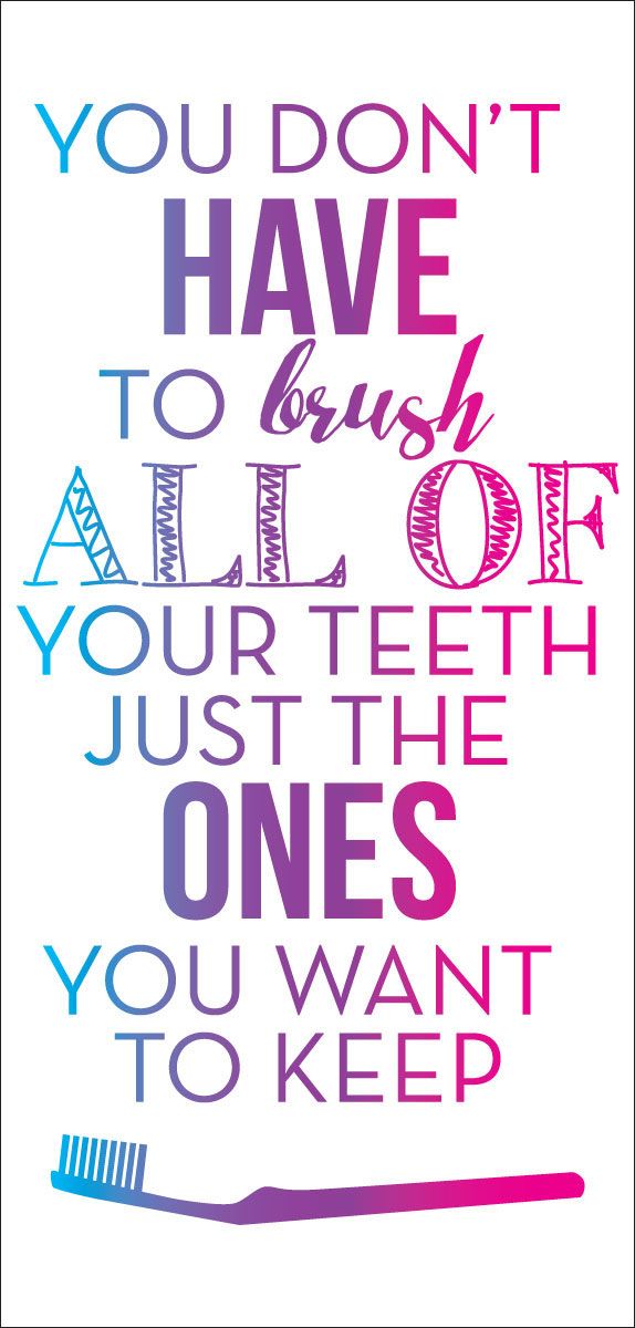 DesignScape - 2'x4' Keep Your Teeth - Apollo Design Made