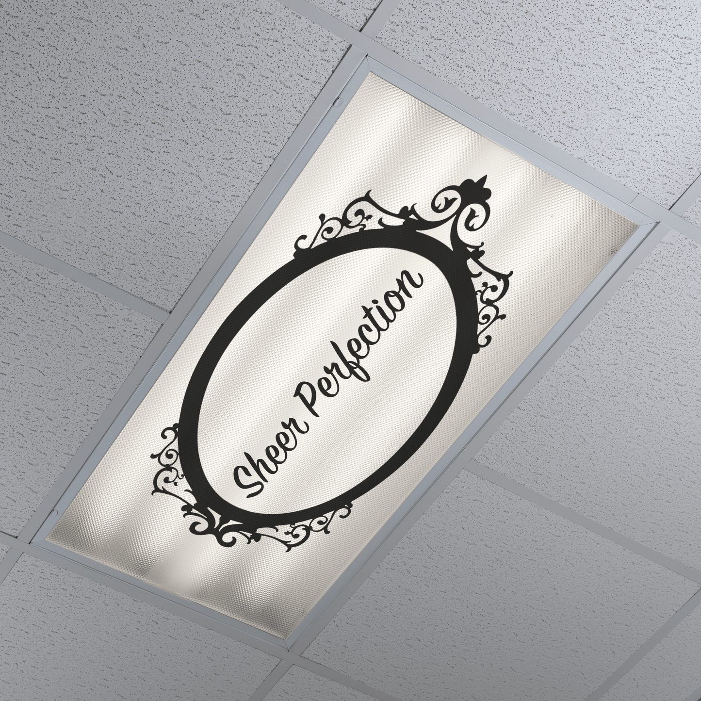 DesignScape - 2'x4' Mirror Salon Name - Apollo Design Made