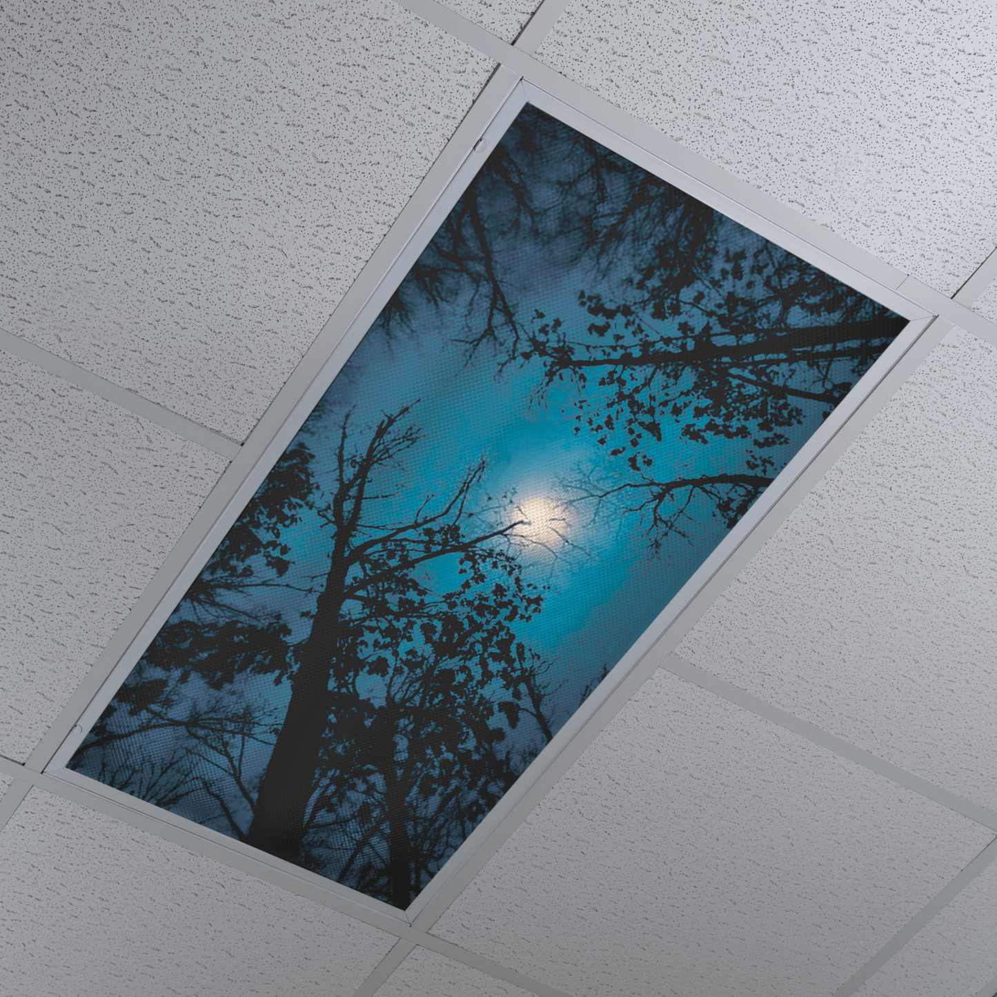 DesignScape - 2'x4' Moon In Trees - Apollo Design Made