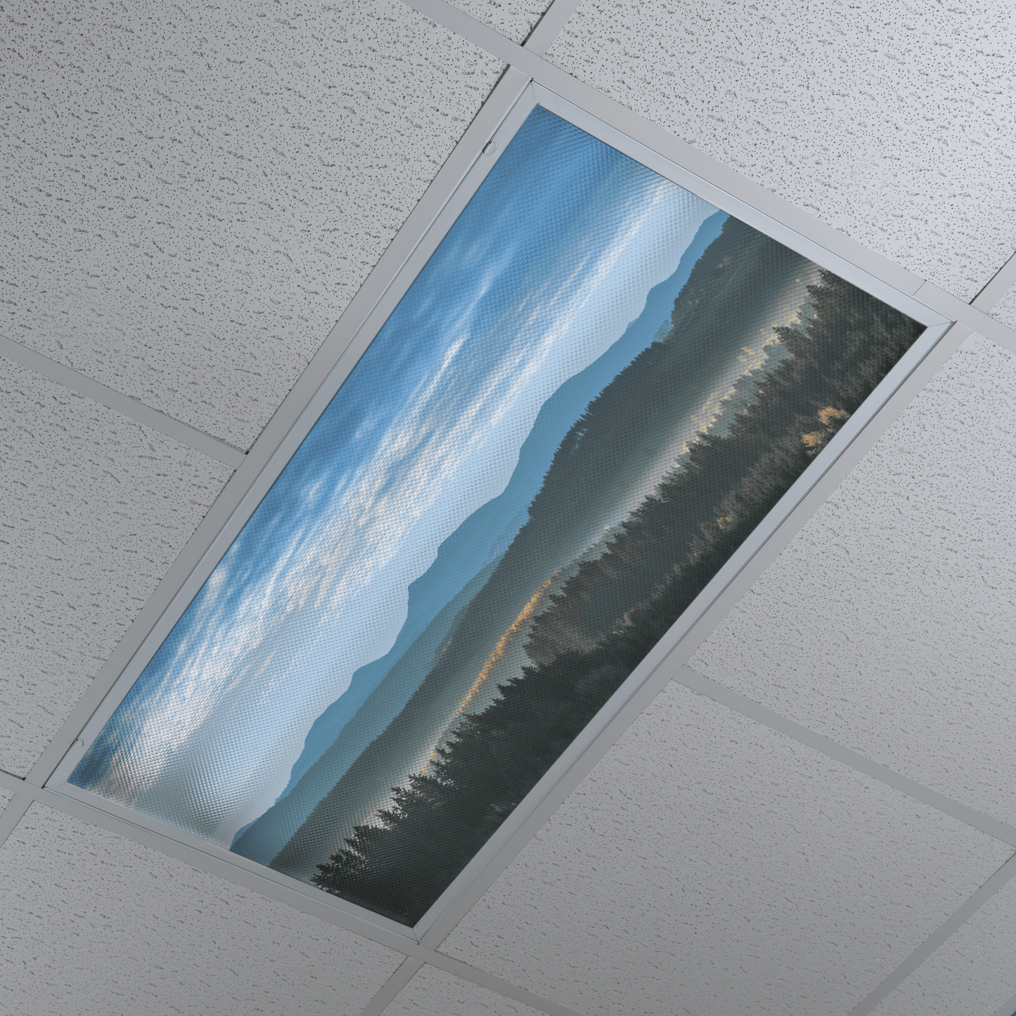 DesignScape - 2'x4' Mountain Sky Trees - Apollo Design Made