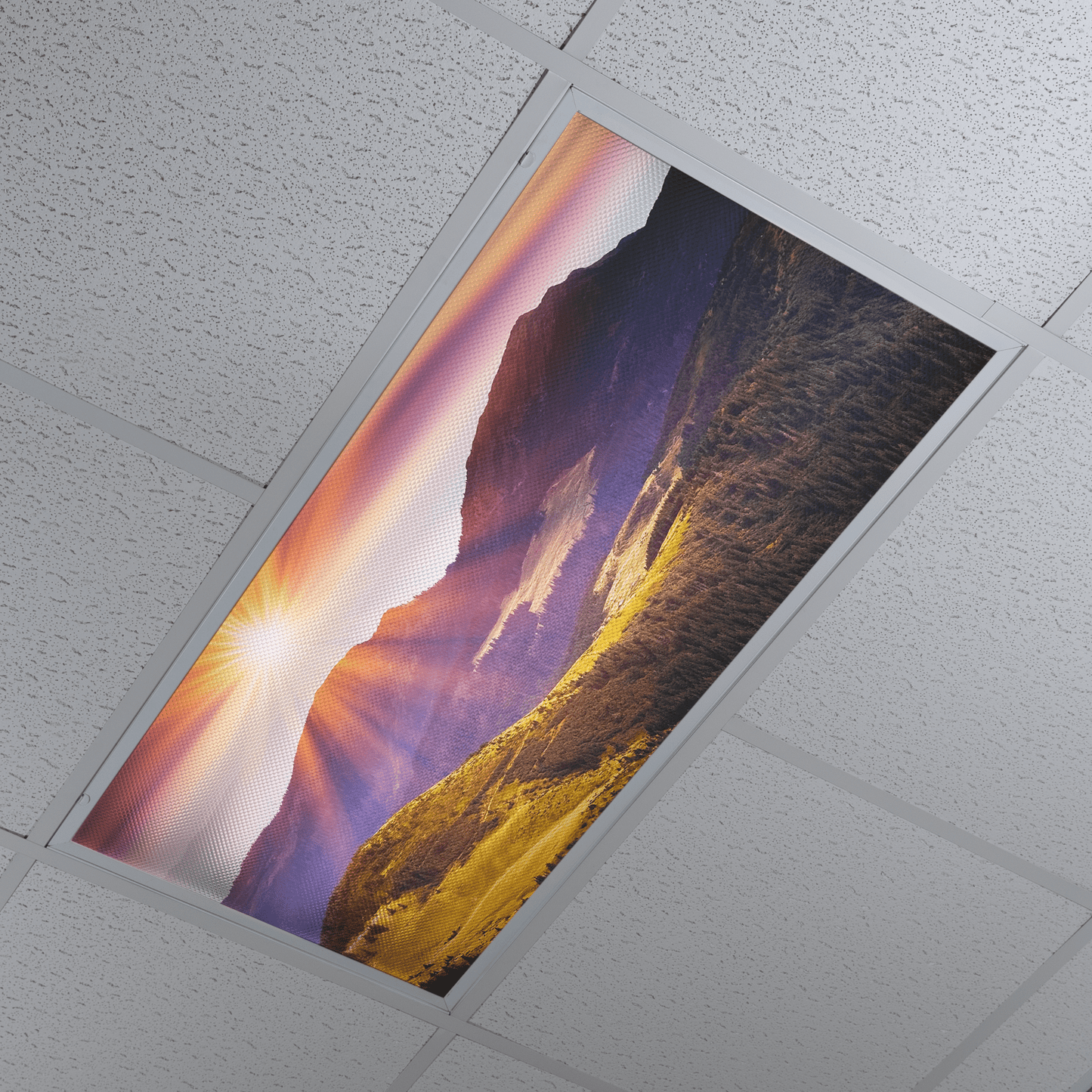 DesignScape - 2'x4' Mountain Sunrise - Apollo Design Made