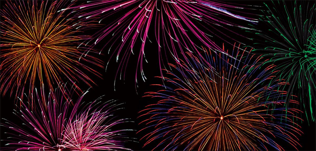 DesignScape - 2'x4' Multi-Color Firework - Apollo Design Made