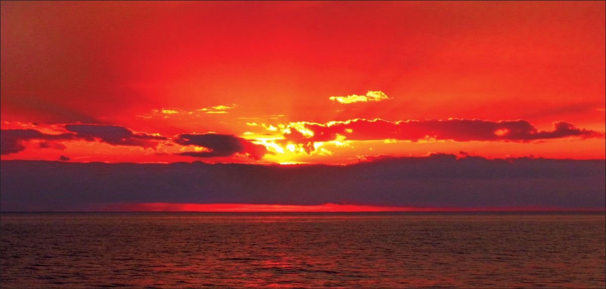 DesignScape - 2'x4' Orange Sunset - Apollo Design Made