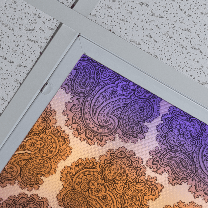 DesignScape - 2'x4' Paisley Dancing - Apollo Design Made