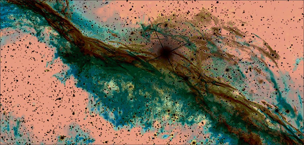DesignScape - 2'x4' Pink Galaxy Reverse - Apollo Design Made