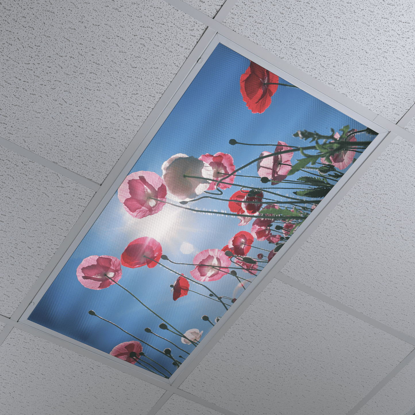 DesignScape - 2'x4' Pink Tall Flowers - Apollo Design Made