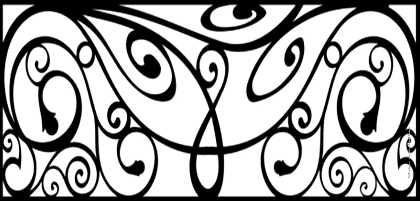 DesignScape - 2'x4' Scroll Pattern - Apollo Design Made