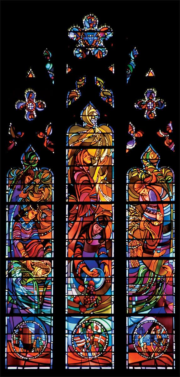 DesignScape - 2'x4' Stained Glass Window - Apollo Design Made
