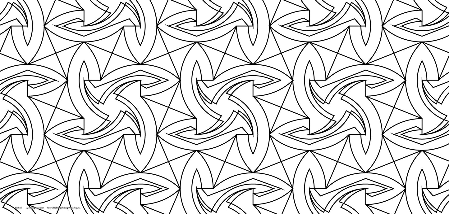 DesignScape - 2'x4' Star Twist - Apollo Design Made