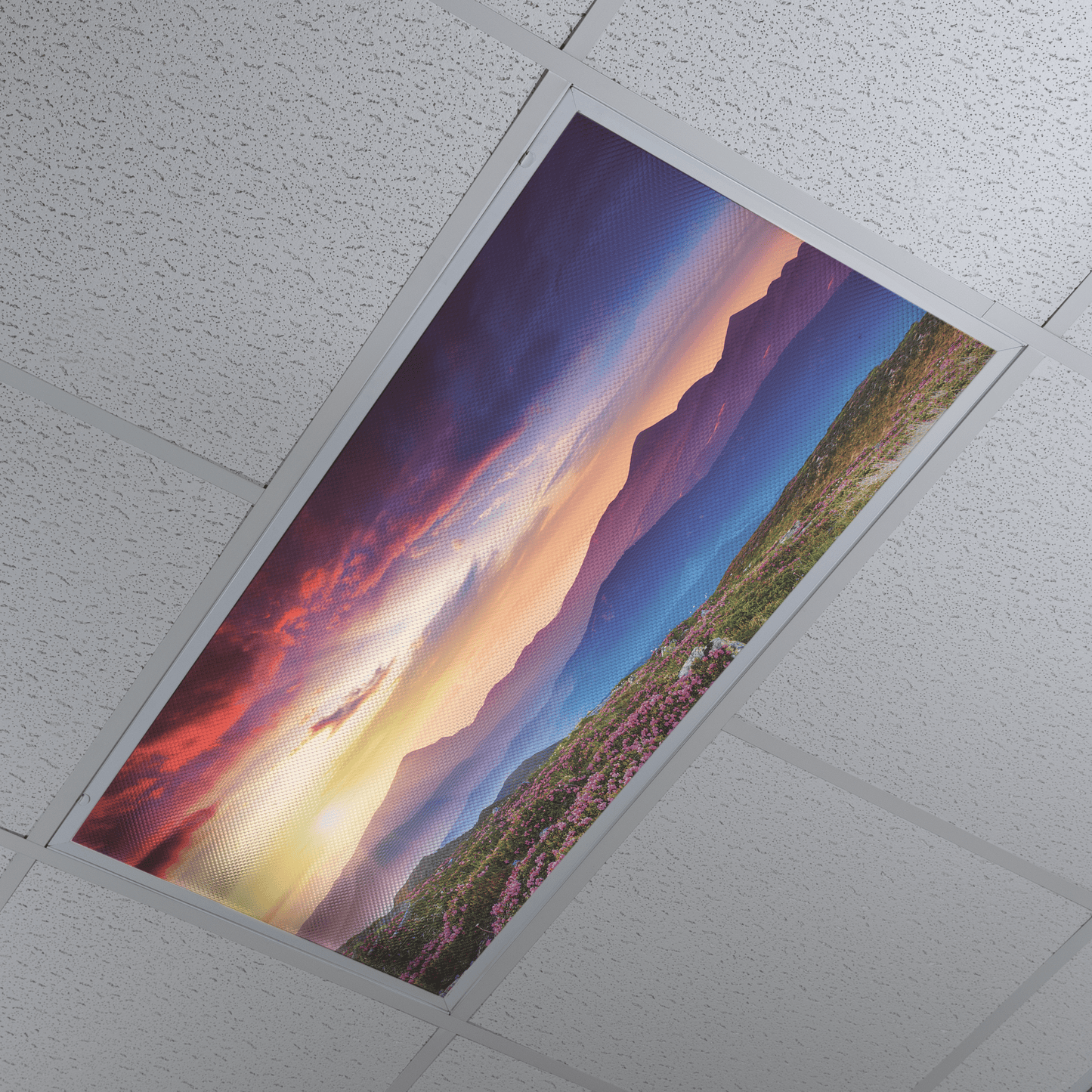 DesignScape - 2'x4' Sunset Mountains - Apollo Design Made
