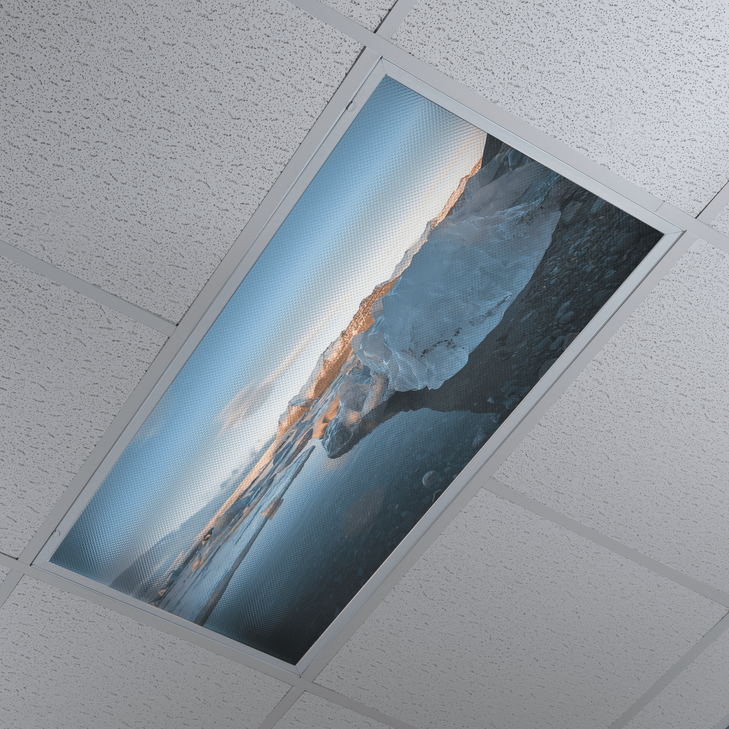 DesignScape - 2'x4' T. Park Glacier Lagoon 2 - Apollo Design Made