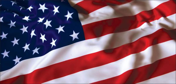 DesignScape - 2'x4' Waving American Flag - Apollo Design Made