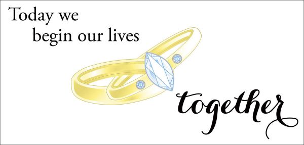 DesignScape - 2'x4' Wedding Vows - Apollo Design Made