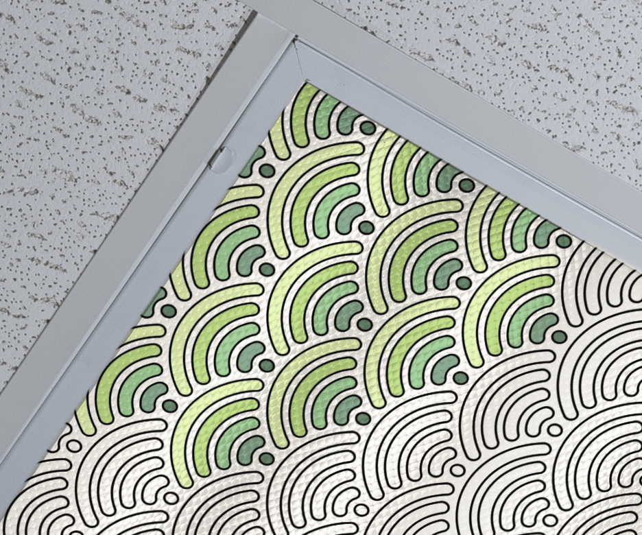 DesignScape - 2'x4' WiFi Waves - Apollo Design Made