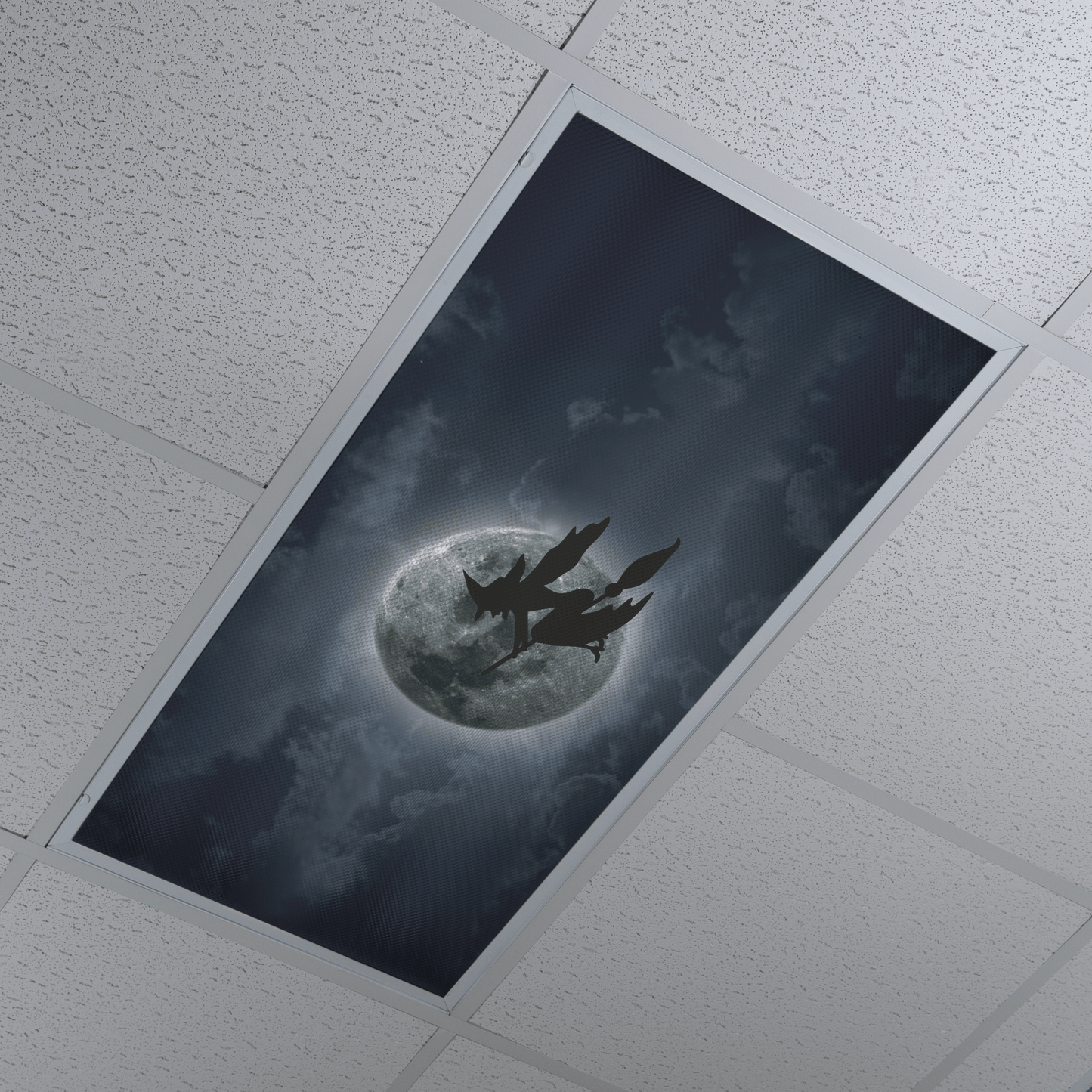 DesignScape - 2'x4' Witch in the Moon - Apollo Design Made