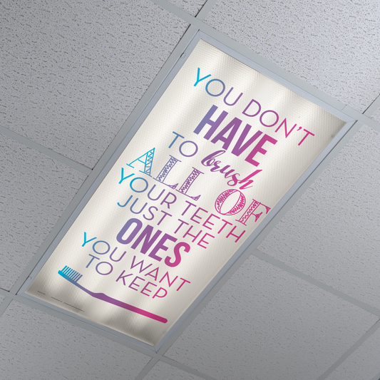 DesignScape - 2'x4' Keep Your Teeth