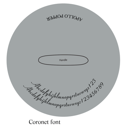 Personalized Apollo Popper - Stainless Steel