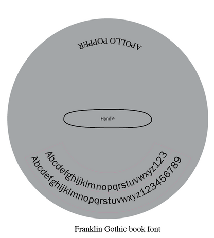 Personalized Apollo Popper - Stainless Steel