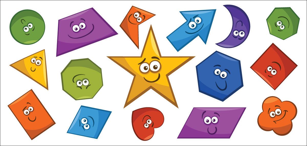 DesignScape - 2'x4' Happy Shapes