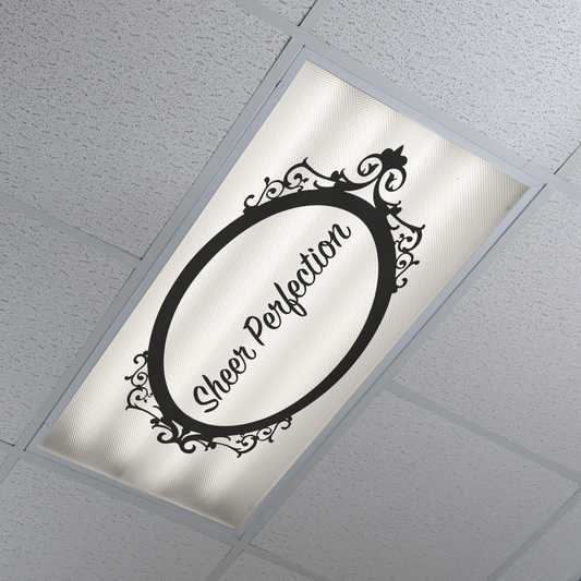 DesignScape - 2'x4' Mirror Salon Name