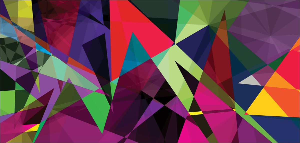 DesignScape - 2'x4' Abstract Colors - Apollo Design Made