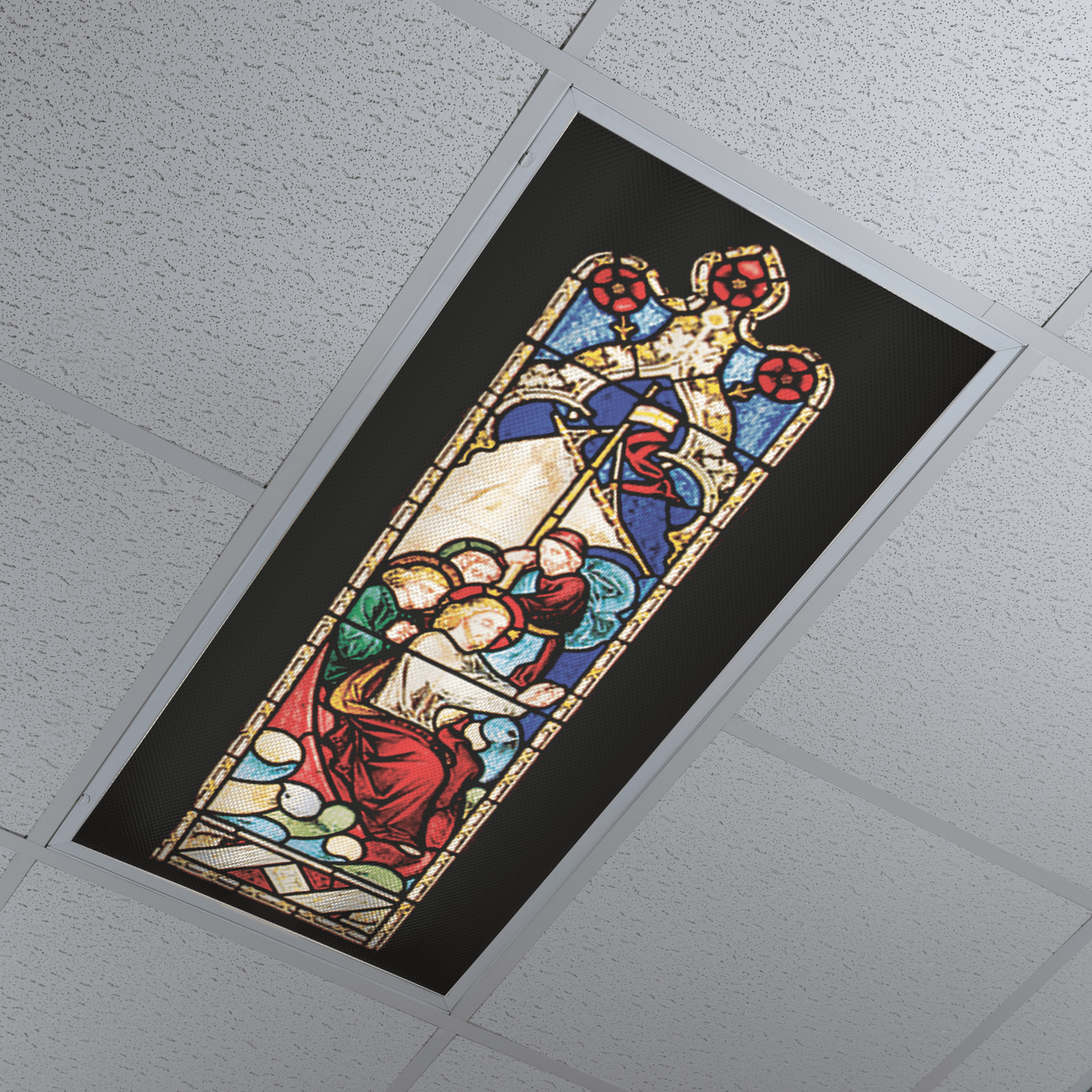 DesignScape - 2'x4' Bible Stained Glass - Apollo Design Made