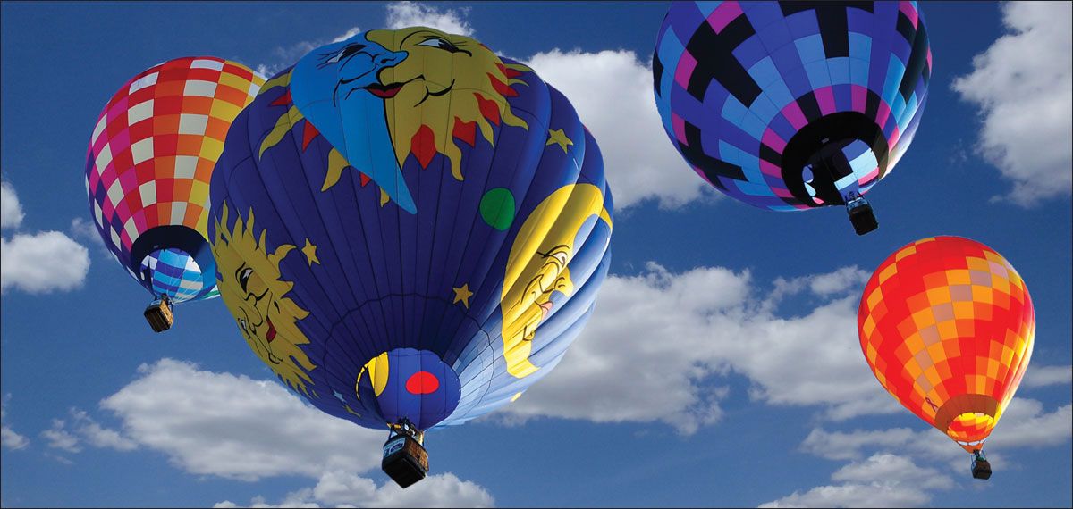 DesignScape - 2'x4' Hot Air Balloon Group - Apollo Design Made