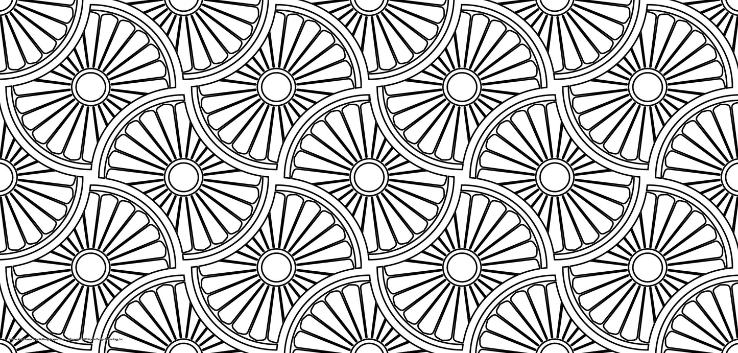 DesignScape - 2'x4' Interlocking Flowers - Apollo Design Made