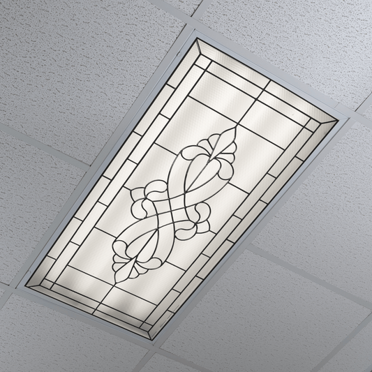 DesignScape - 2'x4' Stain Glass Frame - Apollo Design Made