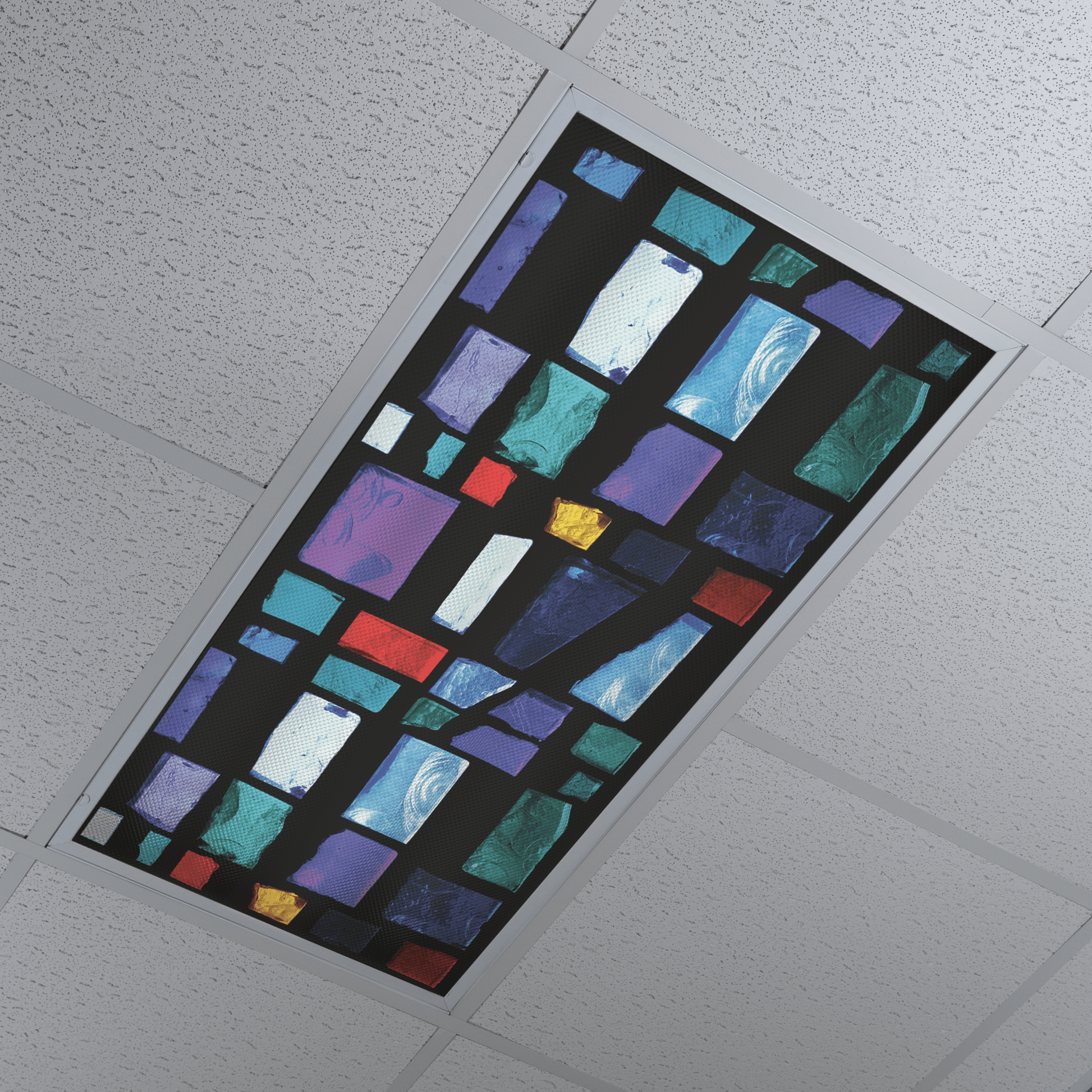 DesignScape - 2'x4' Stained Glass Squares - Apollo Design Made
