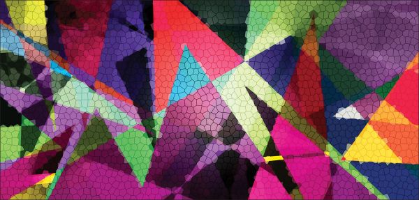 DesignScape - 2'x4' Triangles Mosaic - Apollo Design Made