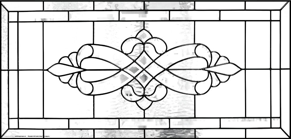 DesignScape - 2'x4' Vintage Stained Glass - Apollo Design Made